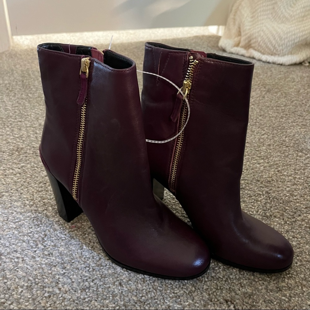 Katherine Kelly Maroon Boots